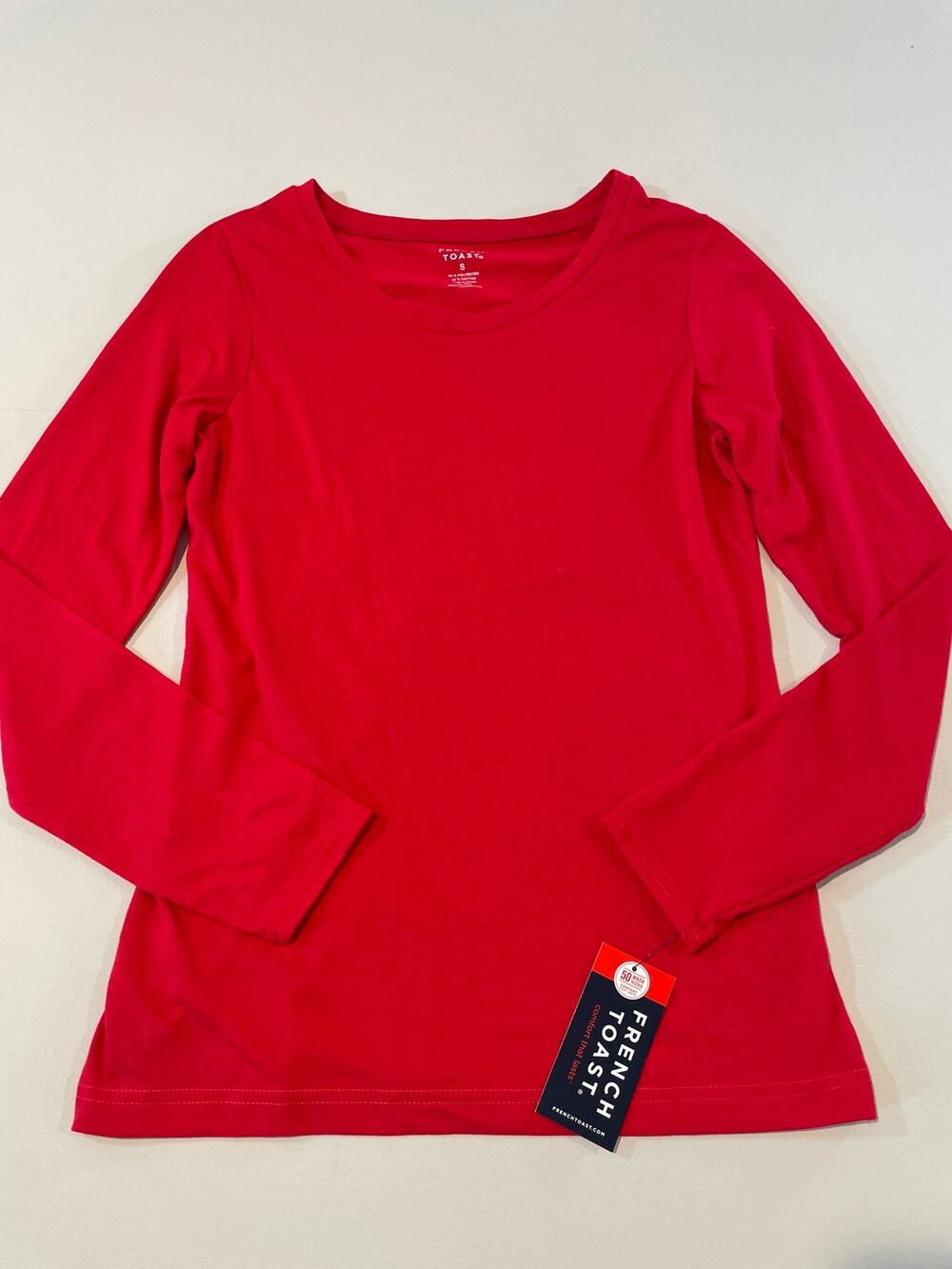 French Toast Size S NWT Lightweight Cotton‑Blend Long Sleeve Top